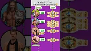 Triple H Vs Chris Jericho Vs Edge Vs Jeff Hardy | Intercontinental Championship Wins #wwe #wrestling
