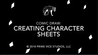 Comic Draw: Creating Character Sheets