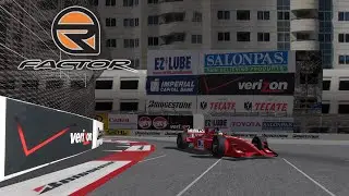 Champcar Challenge 00-04 (2000 Season) in rFactor - Onboard | Long Beach 2007 with X360 Controller