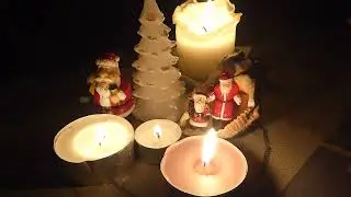 Candle - Burning Candle - Candle meditation - Enjoy the golden glow of these burning lights Part 134