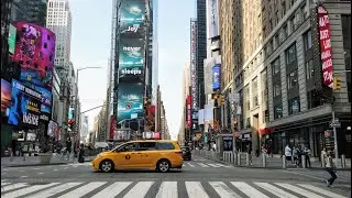 4K Driving NYC - From Times Square to World Trade Center |  August 2021
