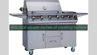 Bull Outdoor Products Premium Stainless Steel 7-Burner Propane Barbecue Grill