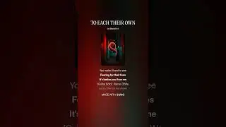 TO EACH THEIR OWN - #heavymetal #thrashmetal #music #independentartist #rock #alternative #cover