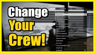 How to Accept Crew Invite & Change Crew in GTA 5 Online (Fast Tutorial)
