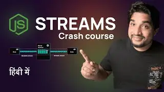 Node Js Streams in Hindi | Crash Course | Coders Gyan 🔥