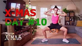 10-Minute Standing Abs Workout | No Equipment | Day 10 Christmas Challenge 🎄
