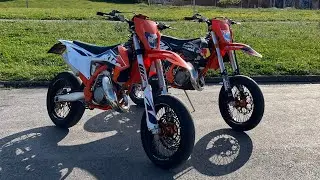 KTM XCW-SX 125 FULLGASS (pure sound video)