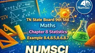Tn 9th Maths Chapter 8 Statistics Example 8.4, 8.5, 8.6, 8.7 #9thmathschapter8 #9thmaths 