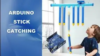 Arduino controlled Stick Catching Game
