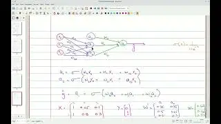 Neural Networks: Example Calculation of Forward Pass and Error using Binary Cross-Entropy