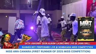 Sanneh boy-PERFORMED live @soninkara miss competition 2025 penchami Hall the Gambia 