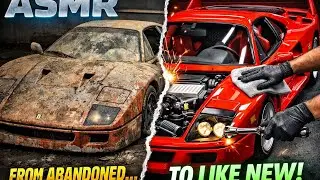 Restoration of old Ferrari f40 1990