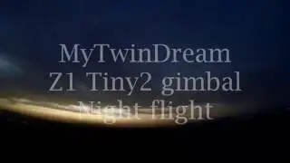MyTwinDream, Z1 Tiny2 gimbal night flight