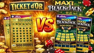 Partie #1 Ticket d&rsquo;Or 🆚 Maxi Black Jack&hellip; 😱 J&rsquo;aurais JAMAIS d&ucirc; tenter &ccedil;a