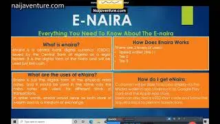 eNaira Registration, e-Naira App Download, eNaira Wallet Login Portal, eNaira Website