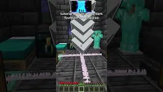 tutorial how to make deltarune dark fountain in minecraft 🤔