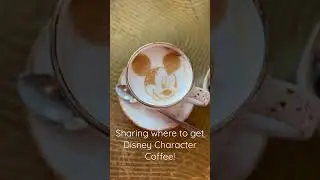 Did you know you can get Disney characters on your coffee on Disney cruises?#disneycruise #coffee
