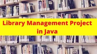 Library Management System Project in Java | Book Management application in Java | #javaprojects