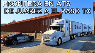 International LT De Juárez a El Paso Camión Smart + Triple Trailer en American Truck Simulator 1.57