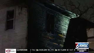 2 displaced after crews battle fire on Eastern Avenue amid harsh weather conditions