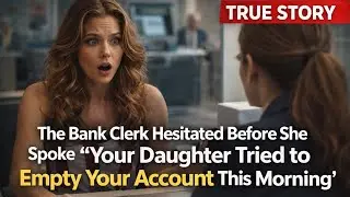 The Bank Clerk Hesitated Before She Spoke 'Your Daughter Tried to Empty Your Account This Morning