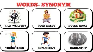 50 Must-Know Synonyms for Kids | Easy & Fun Learning | Synonym Words
