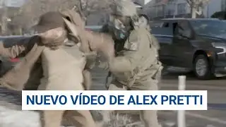 Un NUEVO VÍDEO muestra un FORCEJEO ENTRE PRETTI y los agentes del ICE 11 días antes de su asesinato