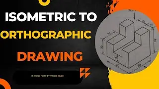 First Angle Projection orthografic view | Engineering drawing orthografic | ITI Study Point visho