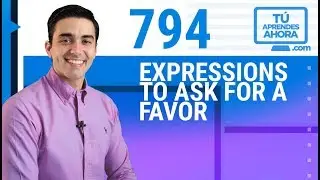 CLASE DE INGL&Eacute;S 794 Expressions to ask for a favor politely part 2