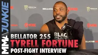 Tyrell Fortune explains outburst after TKO of Jack May | Bellator 255 post-fight interview
