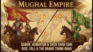 MUGHAL EMPIRE HISTORY:🎯 BABUR, HUMAYUN, AND THE AFGHAN CHALLENGE✨