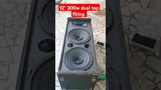Dual 12 Inch Dj Box Fiting || dual 12 inch line array fiting || DJ vlog #dj #djsetup #shorts