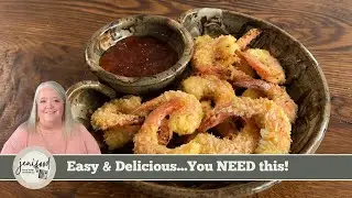 Easy Airfryer Coconut Shrimp Recipe