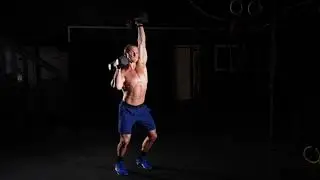 Alternating Dumbbell Push Jerk