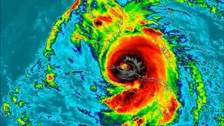 Major Hurricane Irma Infrared Satellite Imagery September 9th-11th 2017.