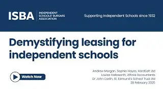 WEBINAR: Demystifying Leasing for Independent Schools, Hosted by ISBA and HardSoft | Webinars
