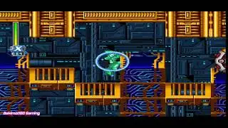 Megaman X6 N's Version Using X Shadow Armor vs Gate Gate's Secret Lab Stage 3 #MegaManX6 