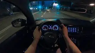Volkswagen T-Roc Style 1.5l 150HP - Night POV Test Drive & Fuel consumption check