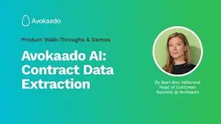 Extract Contract Data with Avokaado AI