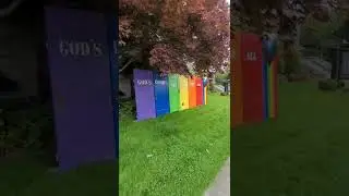 Pride Doors at Canadian Memorial United Church | Pride Month (2022) #shorts