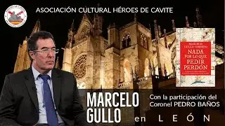 MARCELO GULLO en León, presentado por el coronel PEDRO BAÑOS