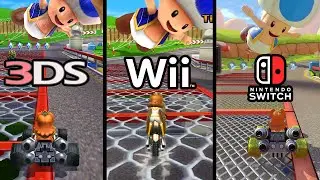 3DS Toad Circuit - Mario Kart 7 (3DS) vs. Mario Kart Wii vs. Mario Kart 8 Deluxe (Switch)