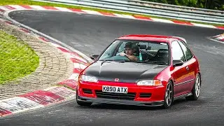 K20 Swapped '93 Civic – Nurburgring TF Lap