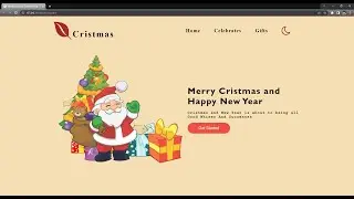How To Create A Website Using HTML And CSS | Cristmas Website