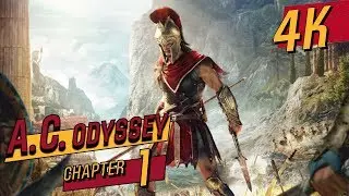 [4K] Assassin's Creed Odyssey (100%/Nightmare/Exploration  Mode) - Walkthrough pt.1 - No Commentary