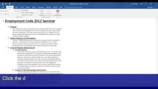 Microsoft Word 2016 Tutorial 24 Introduction to Outline View and Outline Levels