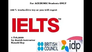 IELTS PREDICTION FEB 1,2020 100 % works