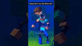 Steve become Horror entity in Minecraft 😧 #minecraft #animation #minecraftanimation #shortsminecraft