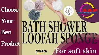 Bath Shower Loofah Sponge| best loofah sponge | amazon affiliate program |