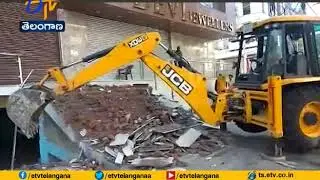 GHMC Removing | Footpath Encroachments | at Kukatpally